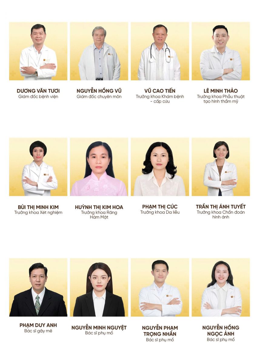 đội ngũ bác sĩ bệnh viện Saigon Young