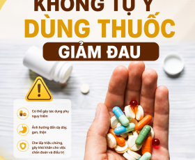 Không tự ý dùng thuốc giảm đau